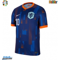 Nederland Memphis Depay #10 Bortedrakt EM 2024 Kortermet